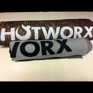 Hotworx yoga mat, towel, and strap!